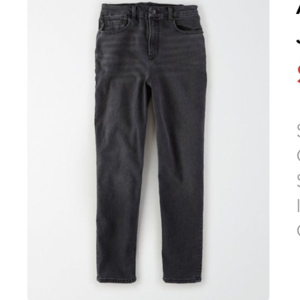 American Eagle Stretch Curvy Mom Jeans